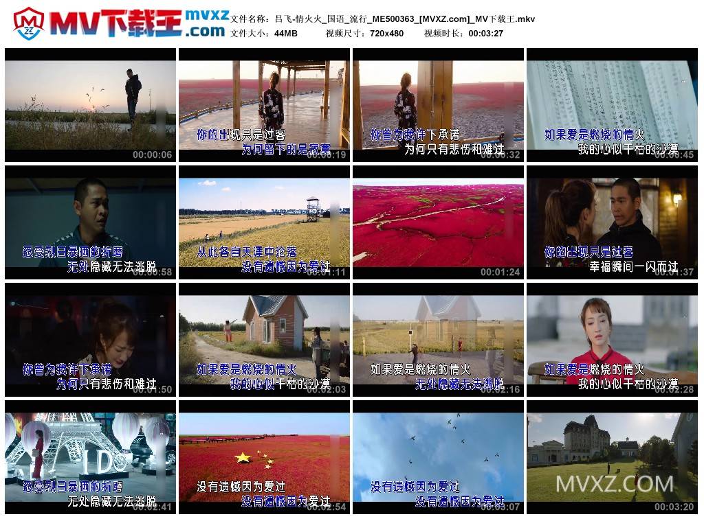 吕飞-情火火_国语_流行_ME500363